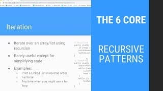 The 6 Core Recursive Patterns for Interviewing