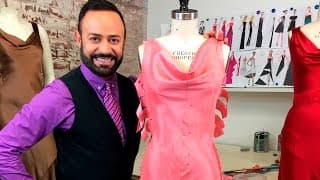 Draping a Bias Dress