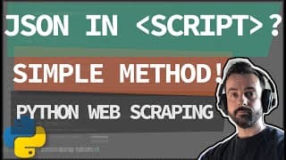 Python Web Scraping: JSON in SCRIPT tags