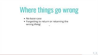 39  Common Recursion Pitfalls